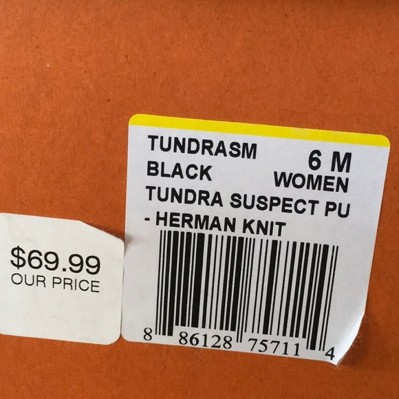 Rocket Dog Boot Size 6 Black With Side Zipper and Knitted Cuff - Picture 9 of 9